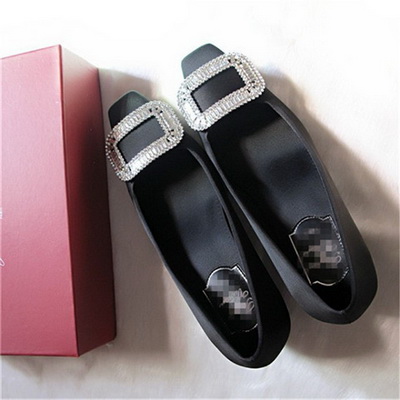 RV Shallow mouth Block heel Shoes Women--042